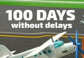100 Days without delays cover