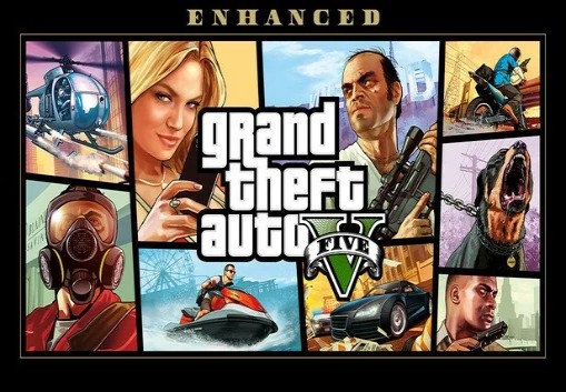 Grand Theft Auto V Enhanced & Great White Shark Card cover
