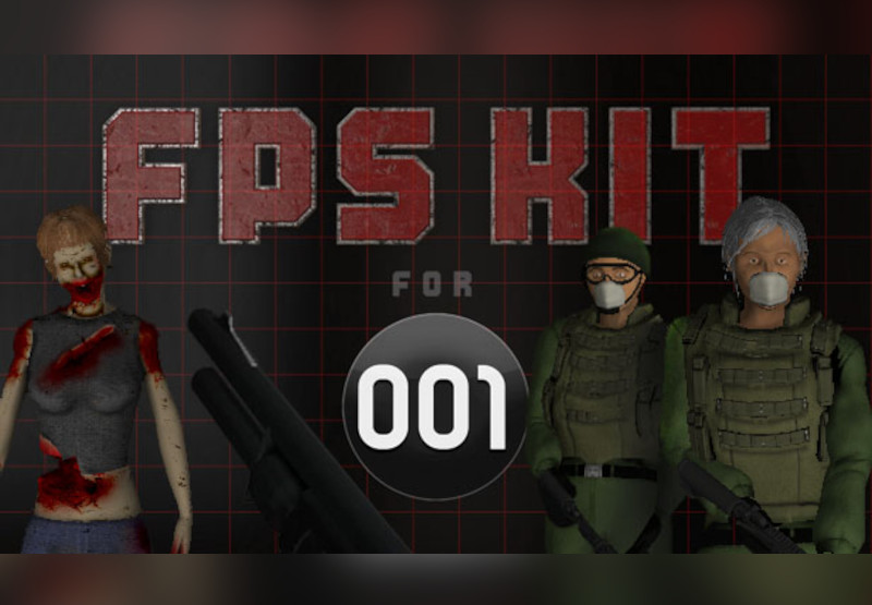 001 Game Creator - 3D FPS / Survival Horror Kit cover