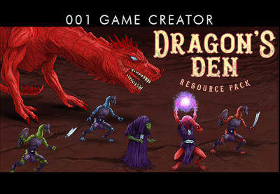 001 Game Creator - Dragon's Den Resource Pack DLC cover